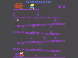 Donkey Kong [Coleco] title screen for Atari 2600
